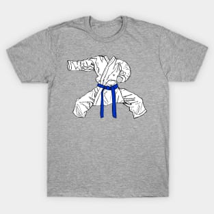 Martial Arts: Katate Gi Blue Belt T-Shirt